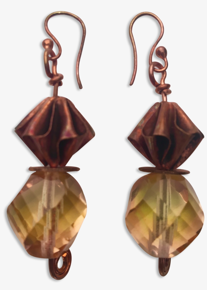Origami - Earrings, transparent png #8174315