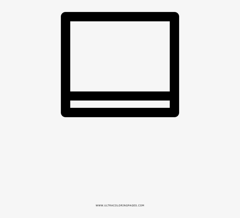 Whiskey Glass Coloring Page - Display Device, transparent png #8174655