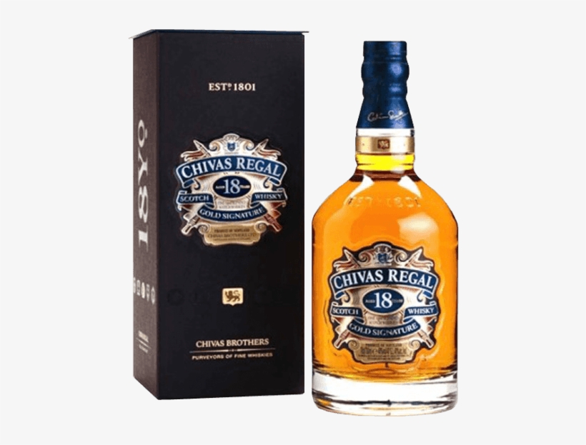 Chivas Regal 18yo 75cl, transparent png #8174864