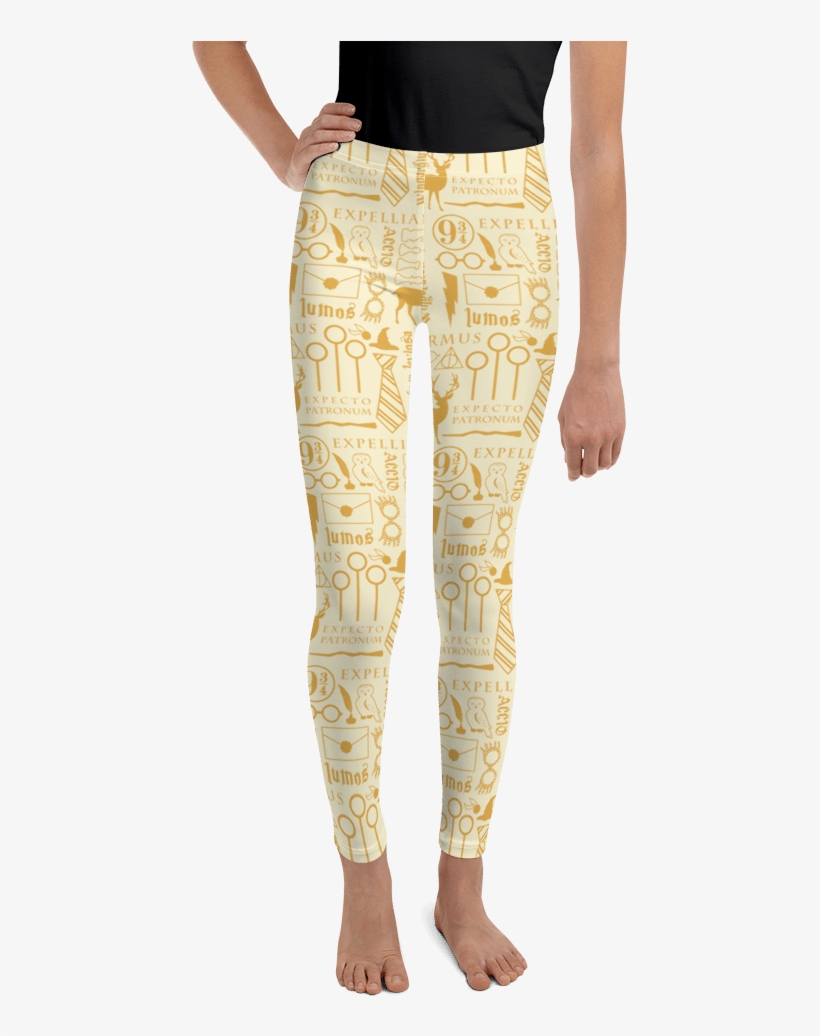 Spellbound Snitch Leggings - Leggings, transparent png #8174866