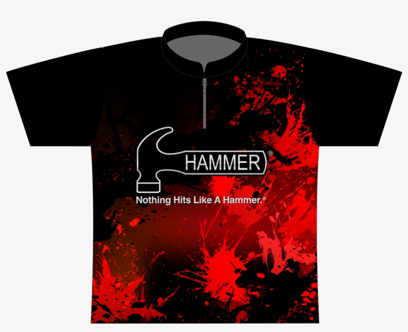Hammer Violent Splatter Dye Sublimated Jersey - Hammer Bowling, transparent png #8174903