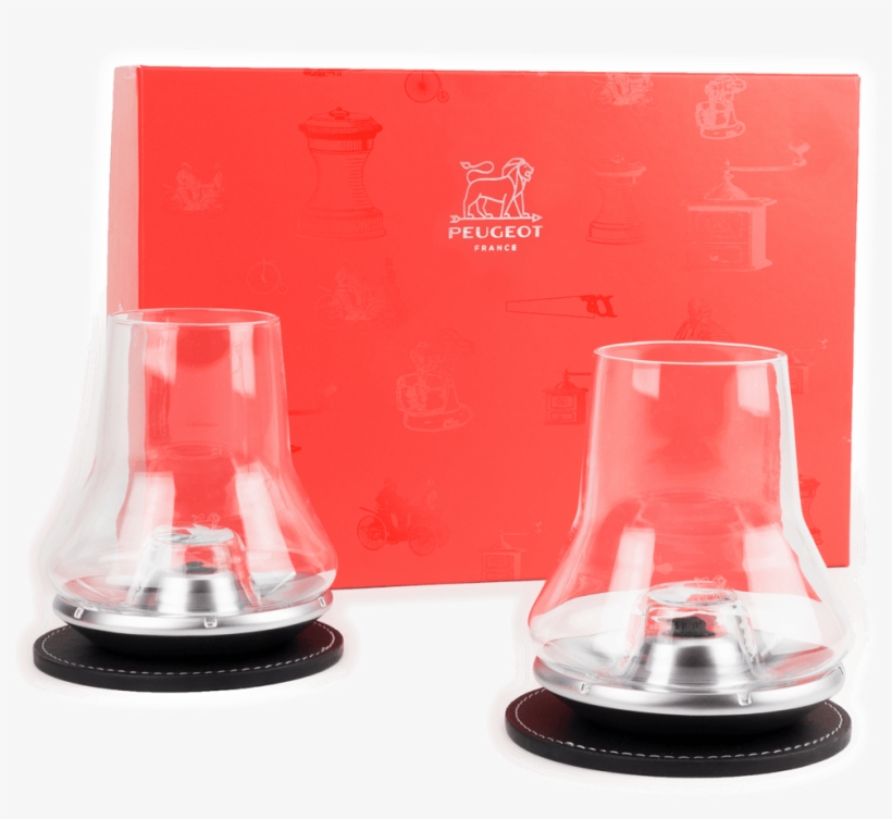Peugeot Whisky Glass Set - Set Duo Whisky Peugeot, transparent png #8175184