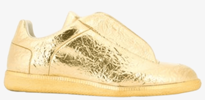 Maison Margiela Future Low Top Sneaker 'gold' - Walking Shoe, transparent png #8175253