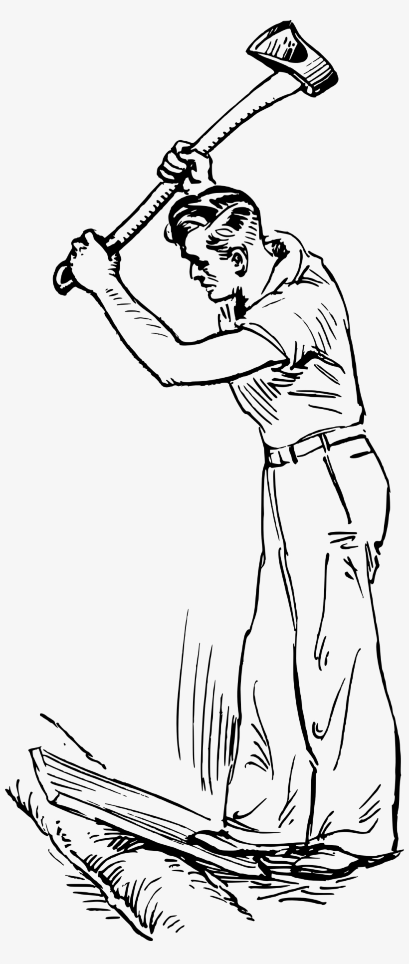 Man With Axe - Man With Axe Png, transparent png #8175913