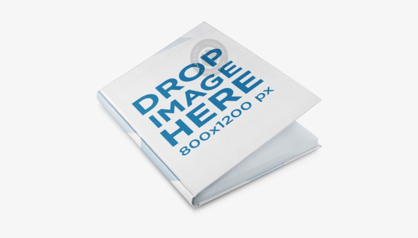 Slightly Opened Book Mockup Over A Png Background - Book Mockup Transparent Background, transparent png #8176199