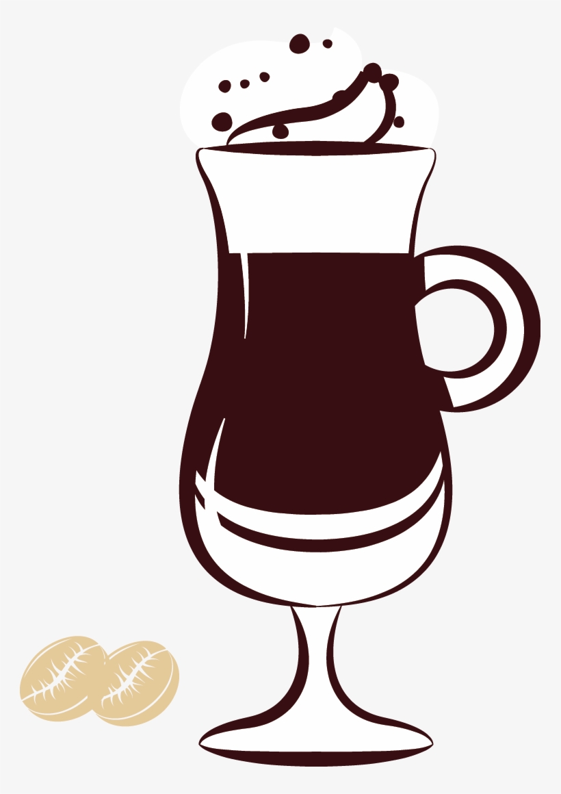 Latte Coffee Cappuccino Caffxe - Cappuccino, transparent png #8176896