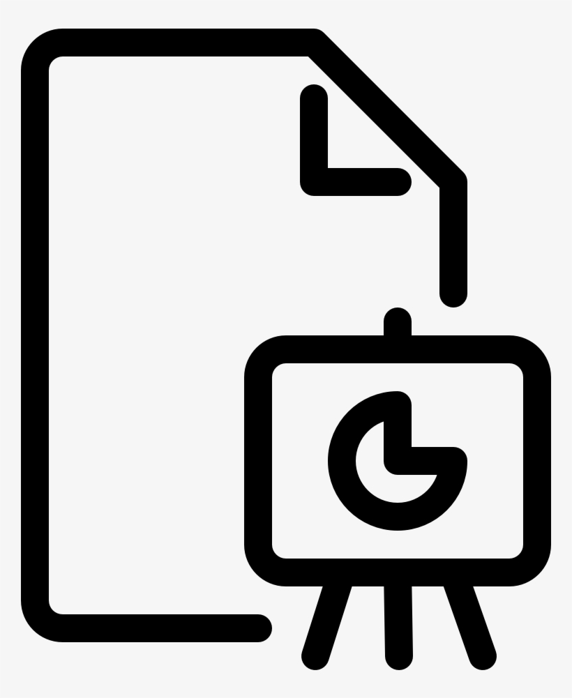 Presentation Document Type Presentation - Icon, transparent png #8176913