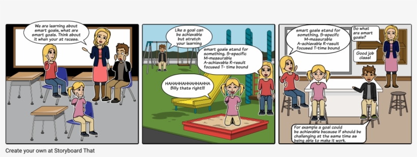 Smart Goal Presentation - Cartoon, transparent png #8177475