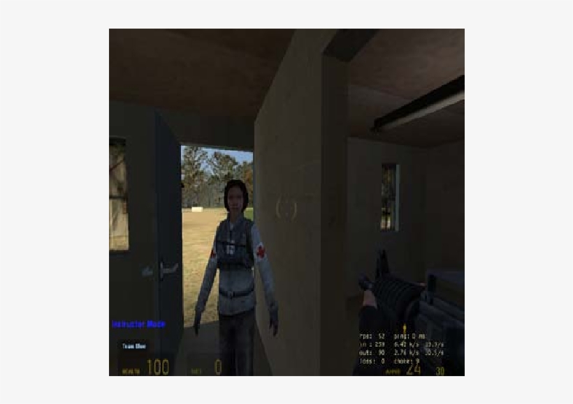 Virtual Screen Shot Of Female Medic Inside Building - Pc Game, transparent png #8177942