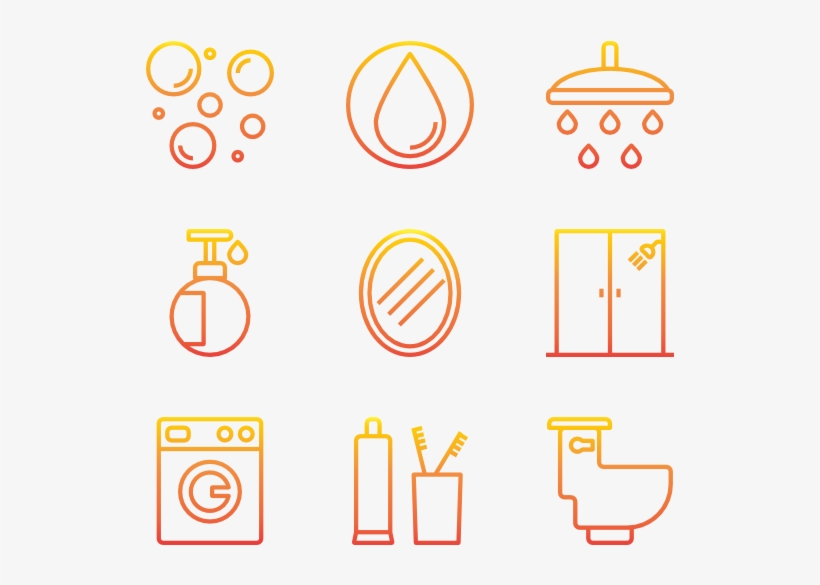 Png Transparent Toilet Icons Free Home Decoration - Circle, transparent png #8178547