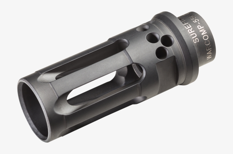 Surefire Socom Warcomp 556 Closed Tine Flash Hider - Surefire Warcomp Closed Tine, transparent png #8179812