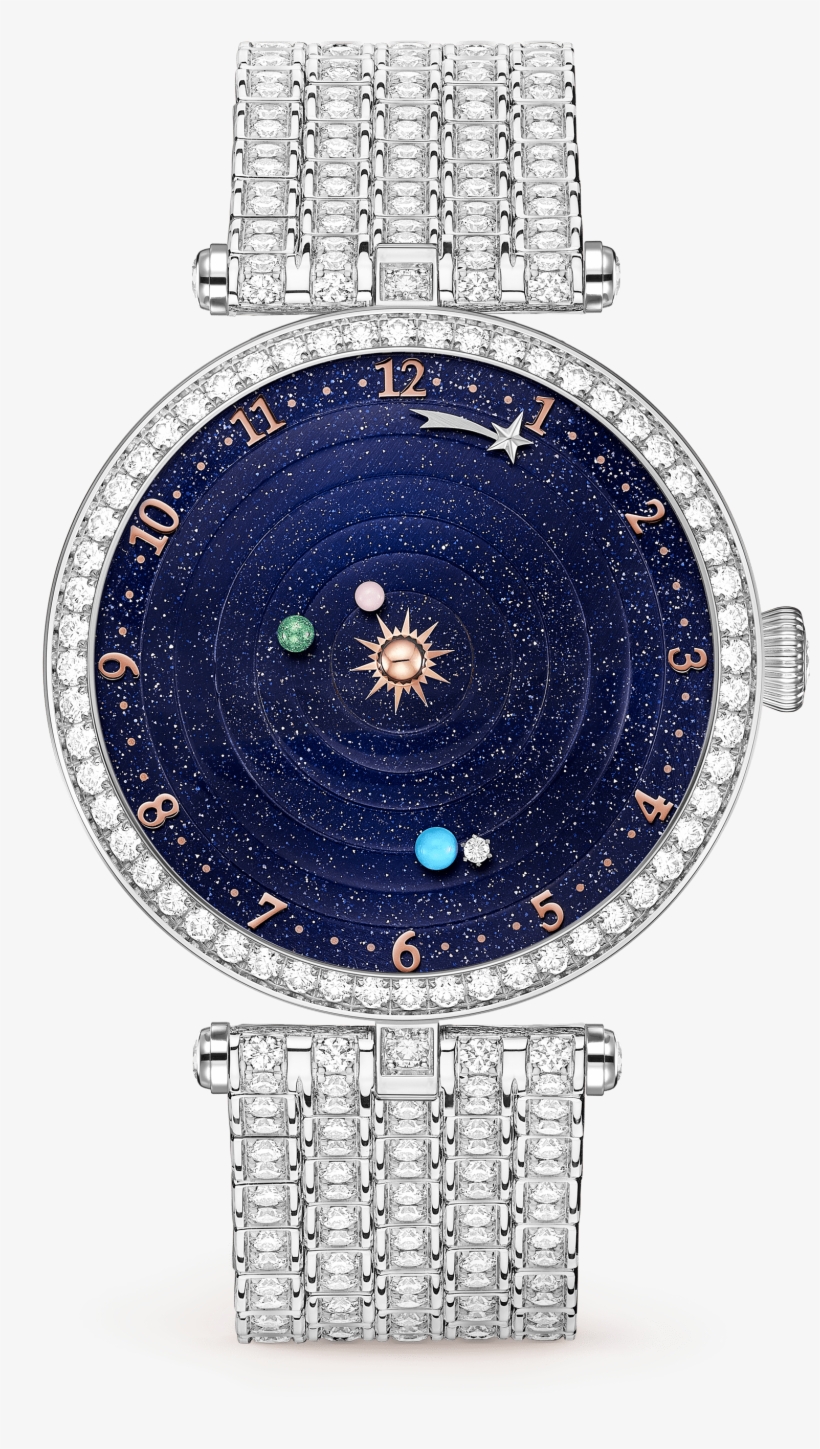 Lady Arpels Planétarium Watch - Lady Arpels Planetarium Watch Price, transparent png #8179942