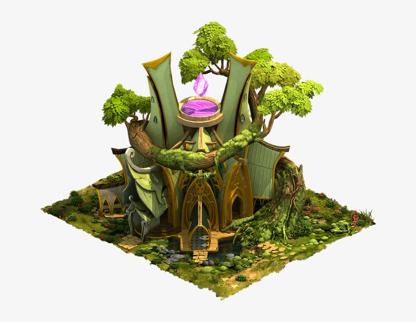 H Elves Townhall 22 - Grass, transparent png #8179990