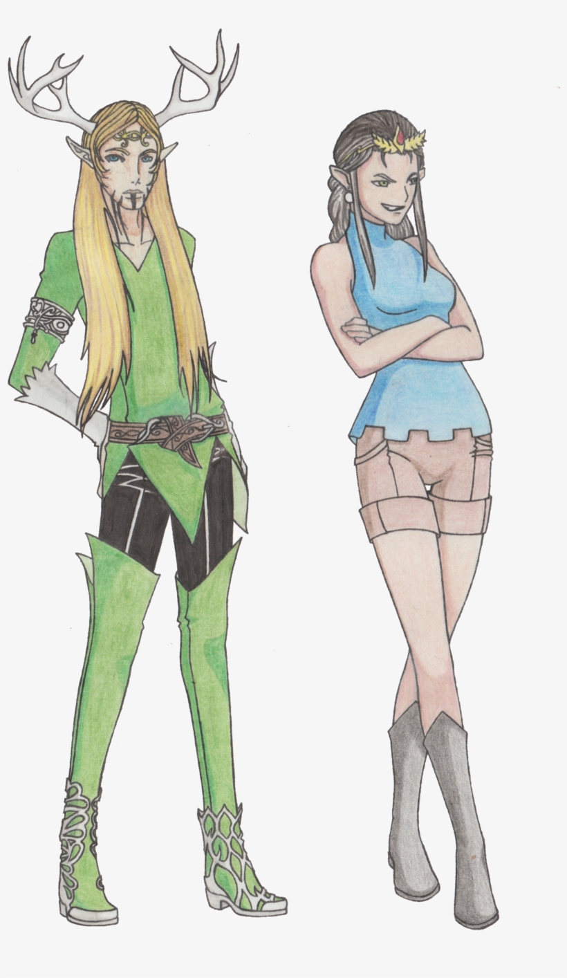 Elves Concept Art - Illustration, transparent png #8180340