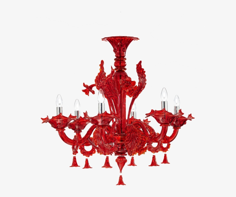 Black Or Red Colors Chandeliers - Chandelier, transparent png #8181629