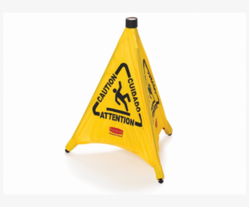 76cm Multilingual 'caution' Symbol - Rubbermaid 9s01, transparent png #8181937
