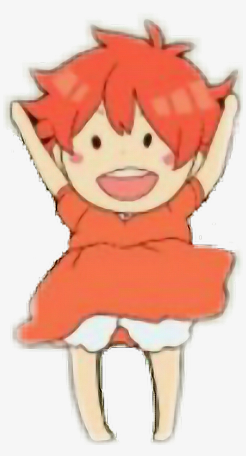 Ponyo Sticker - Cartoon, transparent png #8181977