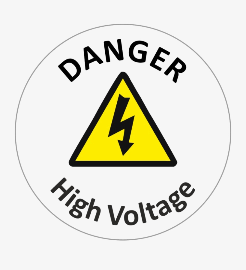 High Voltage Sign Png Image - High Voltage Warning, transparent png #8182495
