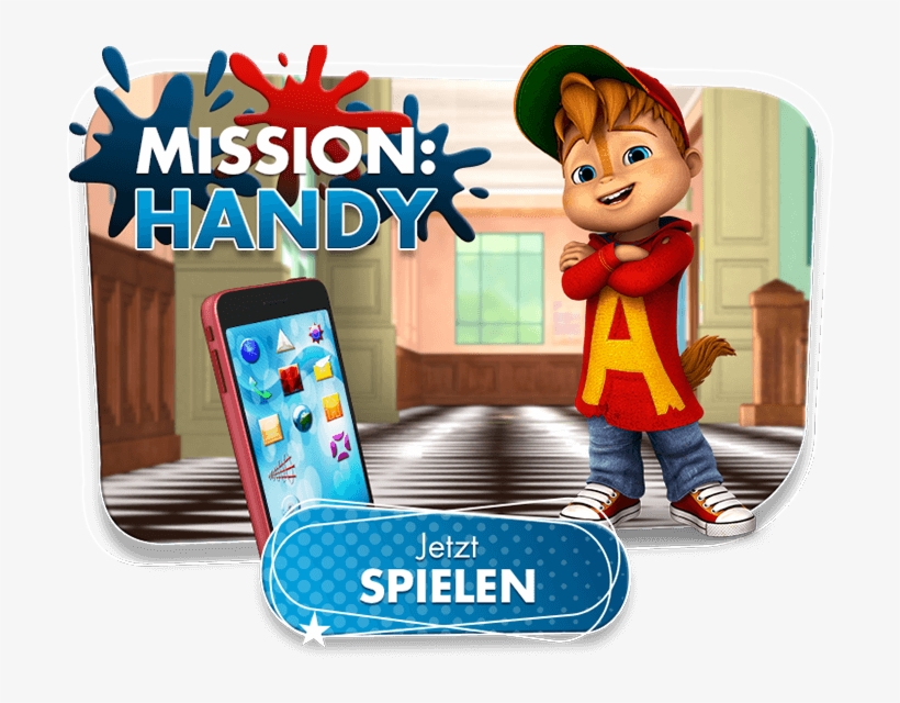 Handy Mission - Alvin Und Die Chipmunks Toggo, transparent png #8182531