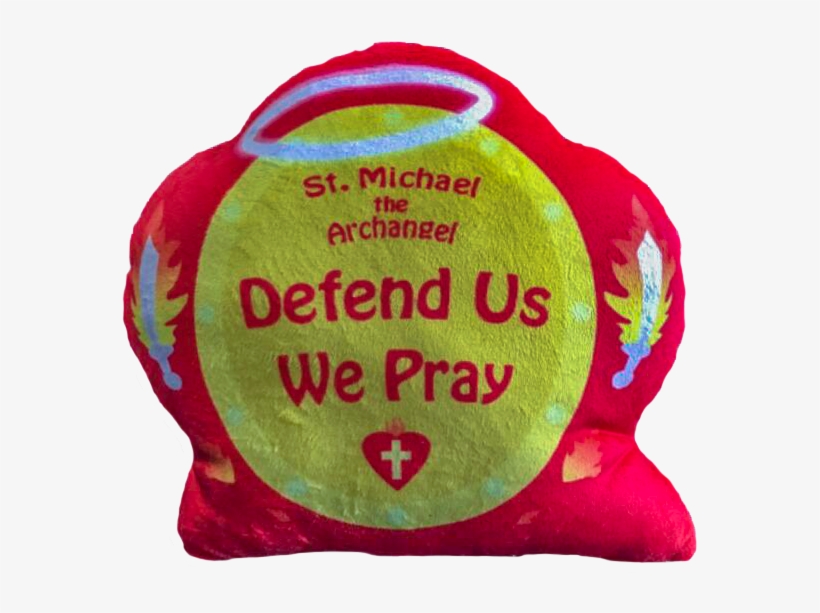 Michael The Archangel Cuddle Pillow - Coquelicot, transparent png #8183142