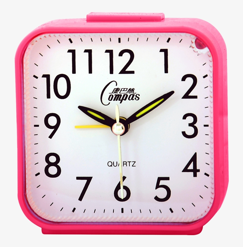Compas Compas Compas Silent Alarm Clock Cartoon Mute - Ajanta Wall Clock In Sweep, transparent png #8183244