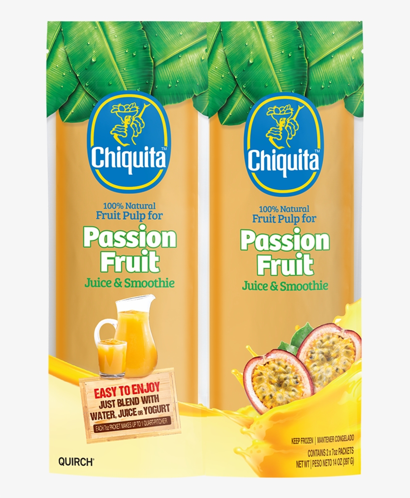 Passion Fruit Pulp - Chiquita Brands International, transparent png #8183444