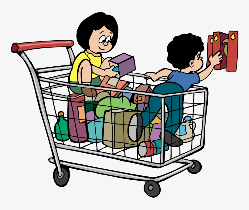 Picture - Kids Go Shopping, transparent png #8183586