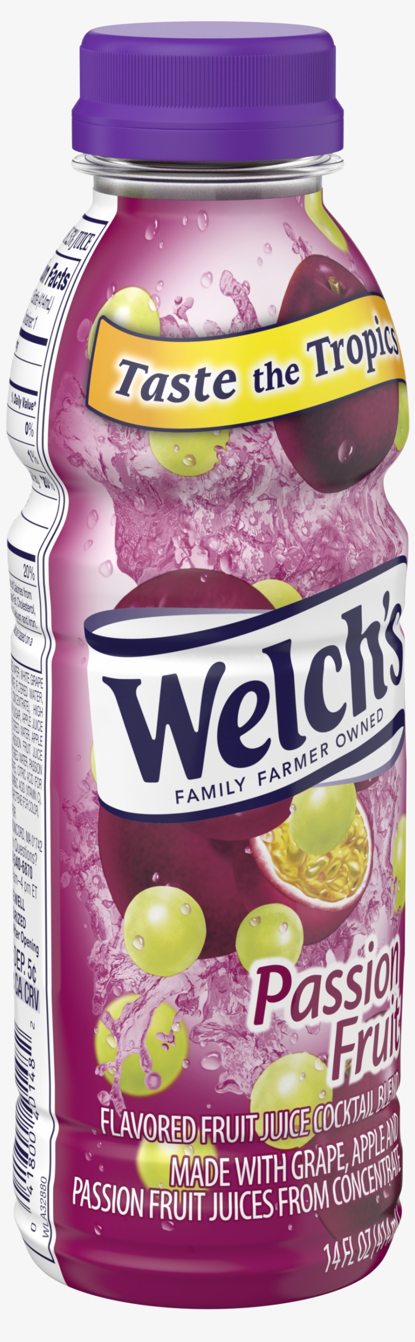 Welch's Passion Fruit Cocktail Blend Juice, 14 Fl - Welch Passion Fruit Juice, transparent png #8183589
