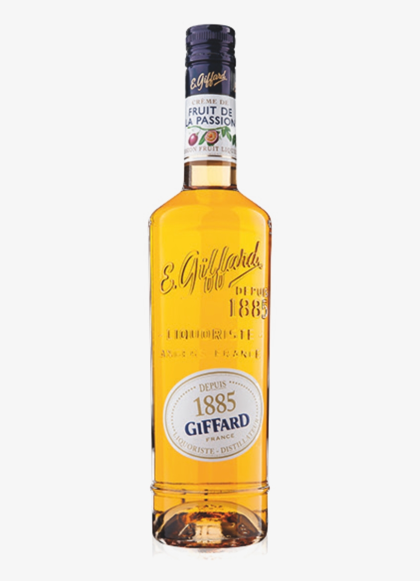 Giffard Passion Fruit Liker Marakuja - Licor De Durazno Sisi, transparent png #8183686