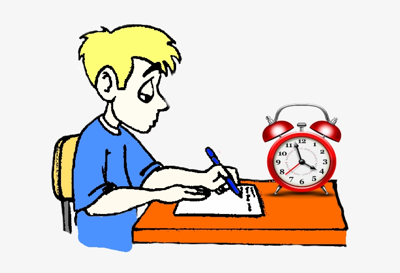 Poor Biff's Almanac Graphic - Boy Writing Clipart Black And White, transparent png #8183851