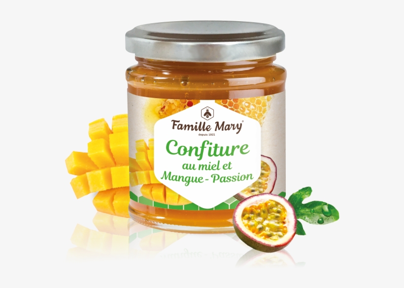 Confiture Au Miel Et Mangue Passion - Jam, transparent png #8184173