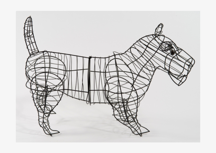 'scottie' Dog Garden Topiary Frame - Mane, transparent png #8184292