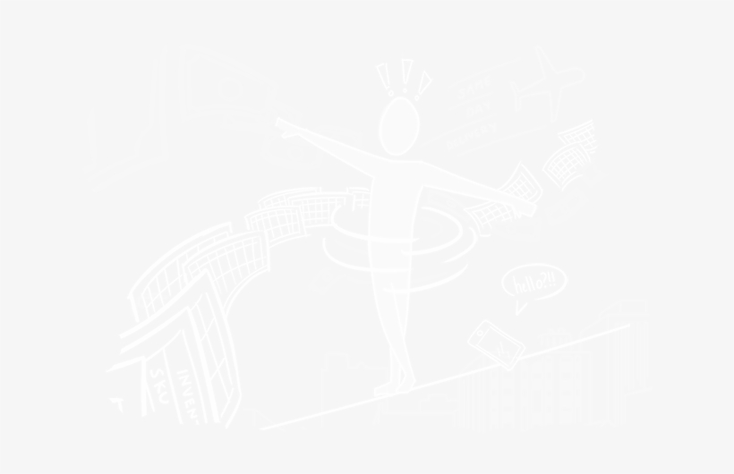 Don't Just Walk The Inventory Tightrope - Tiff Logo White, transparent png #8184409