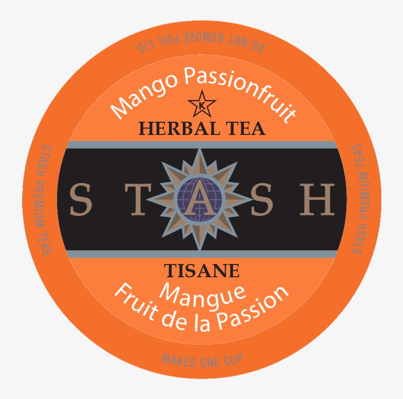 Stash Tea Mango Passionfruit Tea, K-cup - Circle, transparent png #8184469