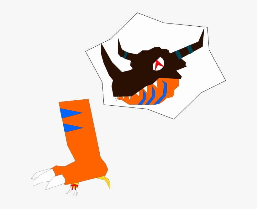 Greymon Stomp, transparent png #8185160