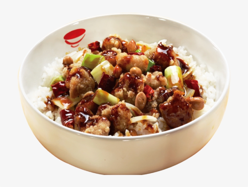 Kungpao Chicken, Menu Best Seller Di Rice Bowl Mini - Side Dish, transparent png #8185451