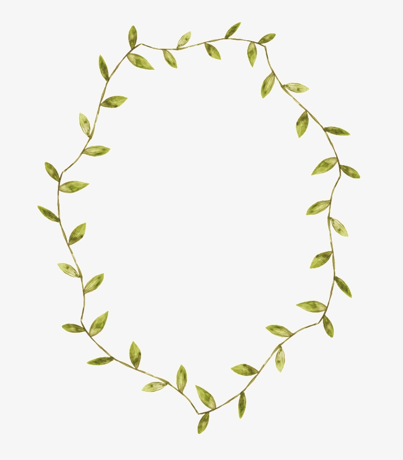 Hand Painted Decorative Wreath Png Free Buckle - Spirea, transparent png #8185528