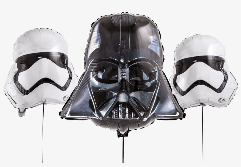 Darth Vader And Storm Trooper Bunch - Skull, transparent png #8185723