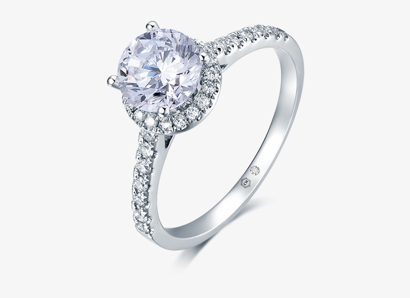 Georgian Graceful Halo Vintage Engagement Ring Setting - Rose Gold Girl Square Diamond Rings, transparent png #8185727