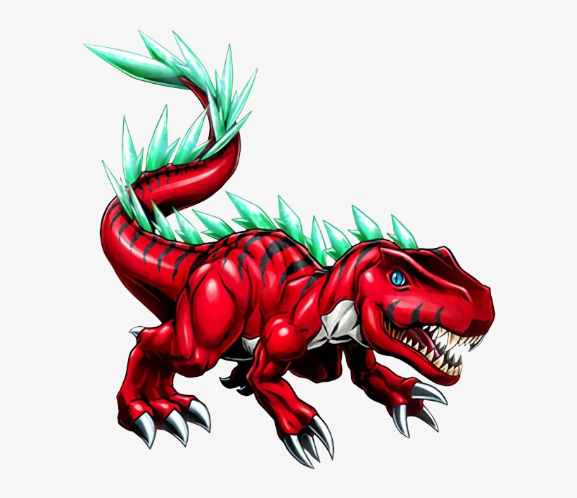 Tyrannomon X - Bellestarmon X, transparent png #8185801