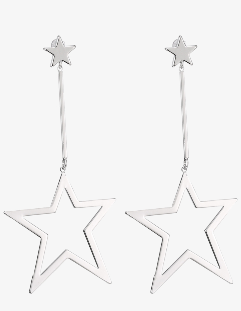 Affordable Pentagram Earrings - Earrings, transparent png #8187044