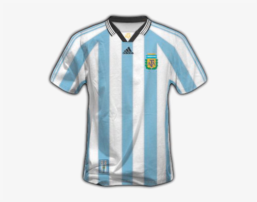 Argentina, Con Passarella Como Entrenador, Llegó Hasta - Camisetas Del Mundial 1998, transparent png #8187448