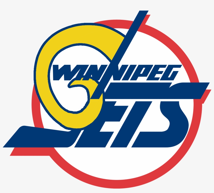 Los Angeles Rams Of Winnipeg - Winnipeg Jets Logo 1996, transparent png #8189374
