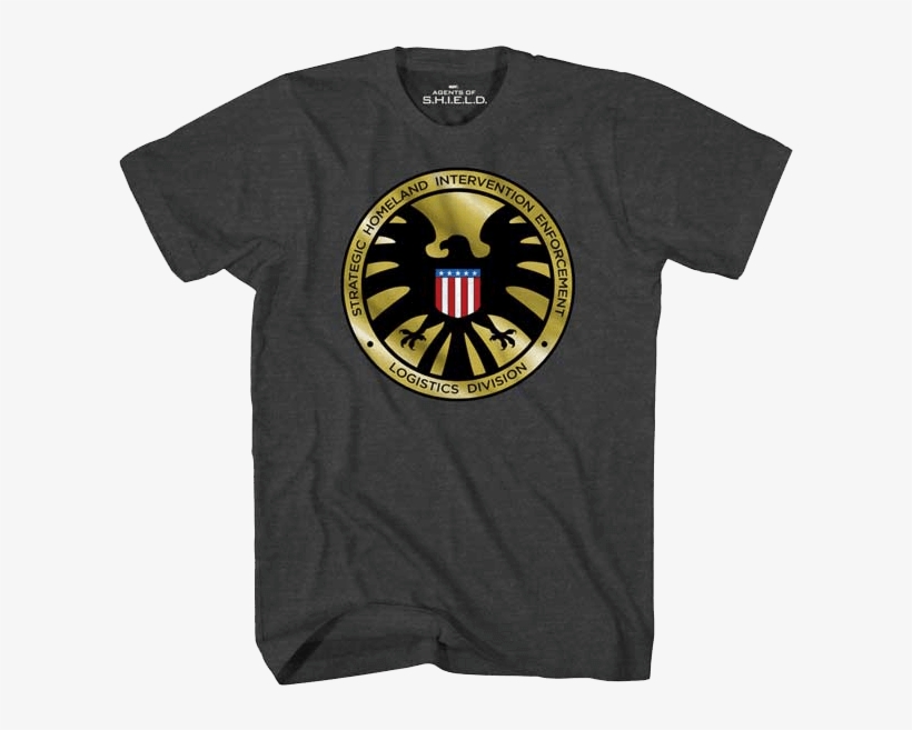 S - H - I - E - L - D - Agent Badge T-shirt - Camiseta Agents Of Shield, transparent png #8189444