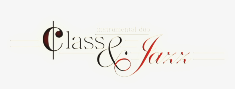 Class&jazz Duo - Calligraphy, transparent png #8189616