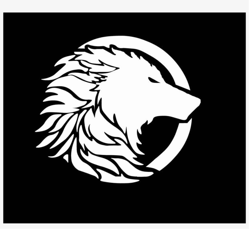 Wolf - Black And White Wolf Icon, transparent png #8189916