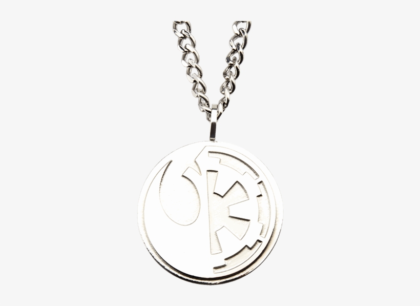 Imperial & Rebel Stainless Steel Pendant With Chain - Locket, transparent png #8190276