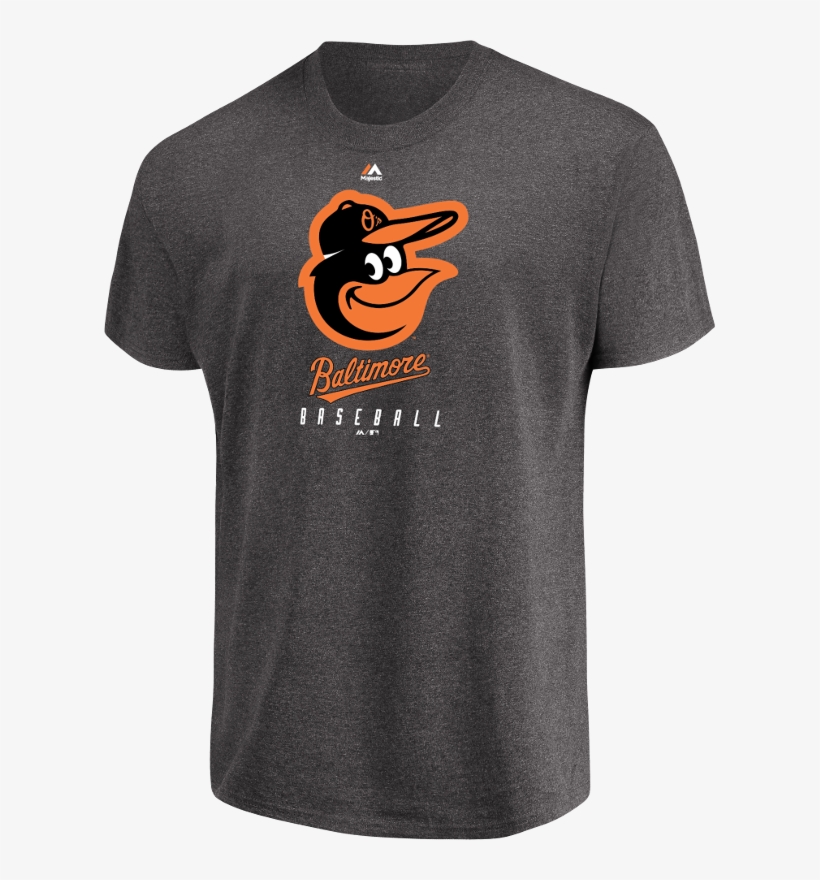 Picture Of Men's Mlb Baltimore Orioles Game Fundamentals - Active Shirt, transparent png #8190484