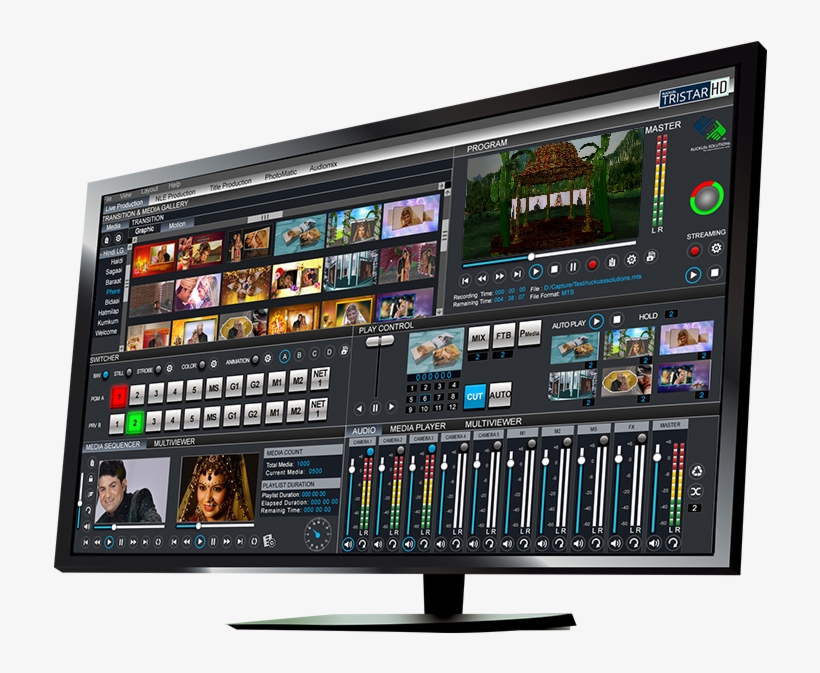 Tristar Hd - Led-backlit Lcd Display, transparent png #8190558