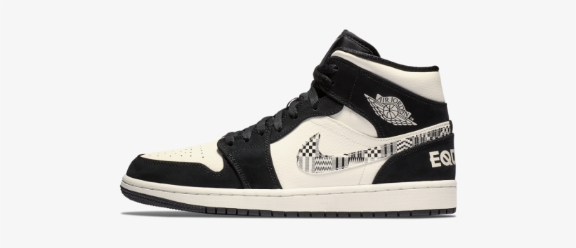 852542 010 A 1 - Jordan 1 Mid Equality, transparent png #8190997